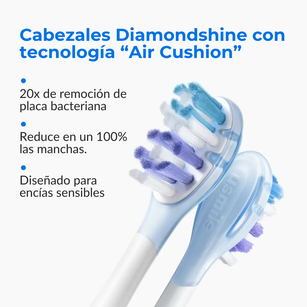 Cepillo Eléctrico Sónico Y10PRO con 4 cabezales