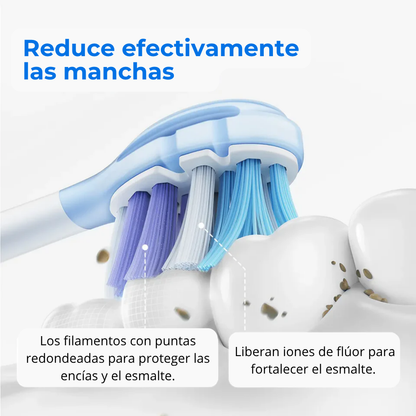 Cepillo Eléctrico Sónico Y10PRO con 4 cabezales