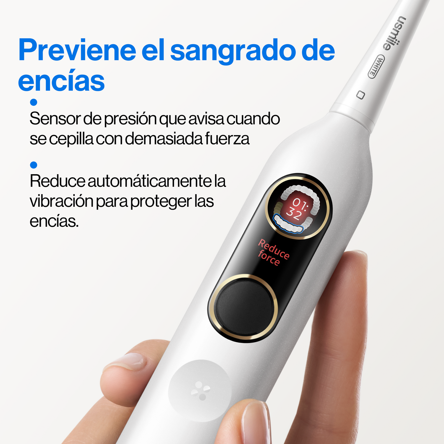 Cepillo Eléctrico Sónico Y10PRO con 4 cabezales