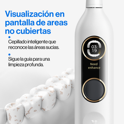 Cepillo Eléctrico Sónico Y10PRO con 4 cabezales